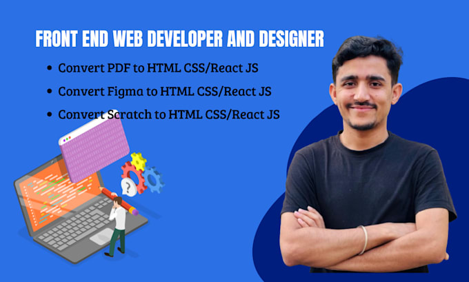 Gig Preview - Do website development and design as a front end developer