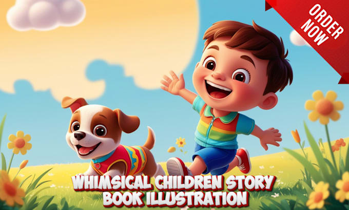 Gig Preview - Do children story book illustration children book story book illustration