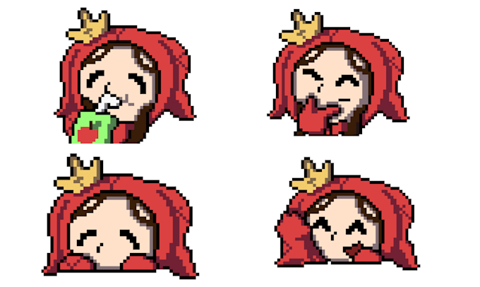 Gig Preview - Do pixel art animated emotes for discord pixel emotes for discord and twitch