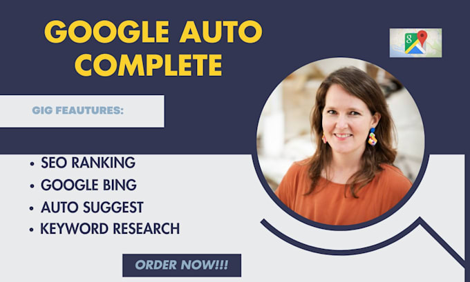 Gig Preview - Google autocomplete auto suggestion keyword ranking and bings