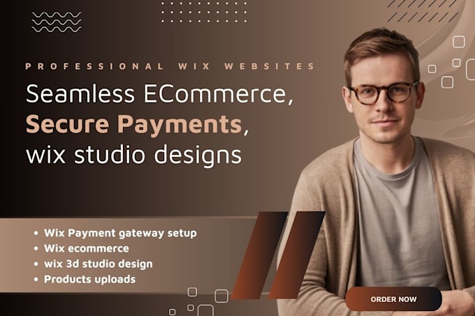 Gig Preview - Wix studio ecommerce website wix website design wix redesign payment integration