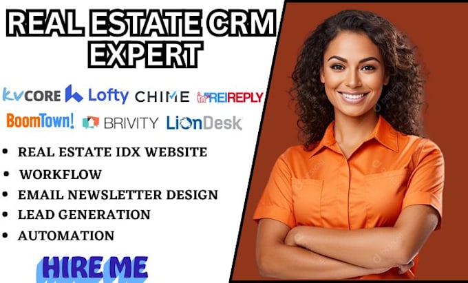 Gig Preview - Build your perfect CRM idx website for lead generation and conversion