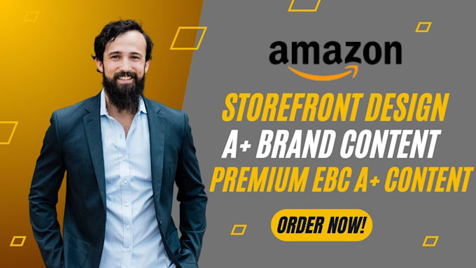 Gig Preview - Amazon ebc design,amazon storefront design,amazon a plus content for brand store