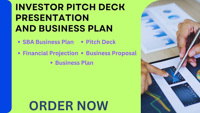 Gig Preview - Develop investor ready business plan, pitch deck