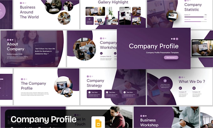 Gig Preview - Design company profile, pitch deck, annual report, brochure design, canva design