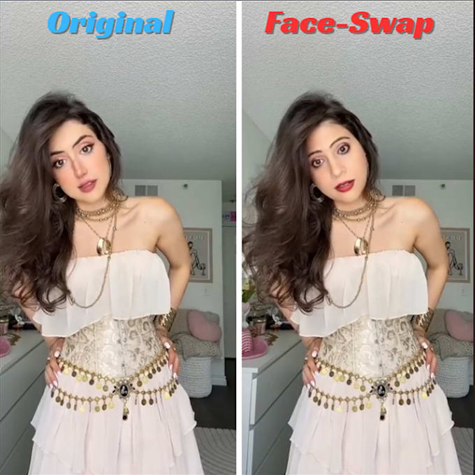 Gig Preview - Create stunningly realistic face swap videos and images