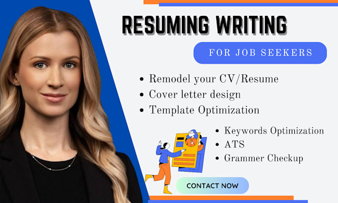 Gig Preview - Design, create, write a job landing resume for any industry job seekers