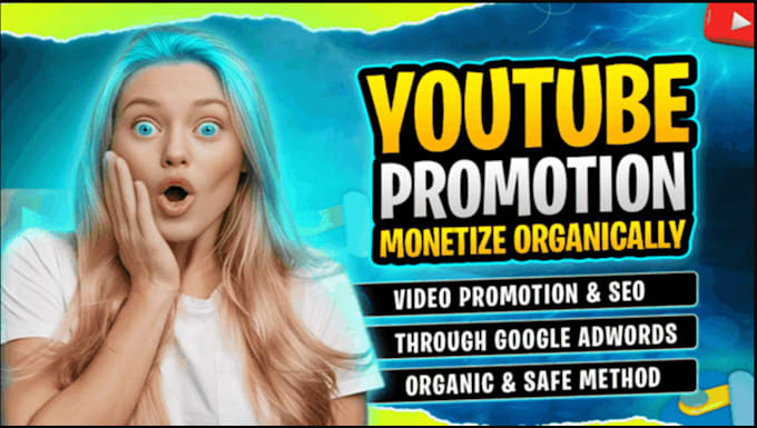 Gig Preview - Do youtube promotion of video and shorts with google ads for organic views