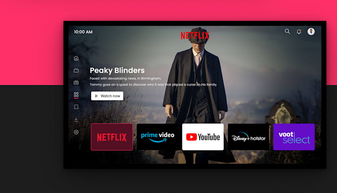 Gig Preview - Custom smart tv app, samsung tizen app, lg webos and android tv app, roku app