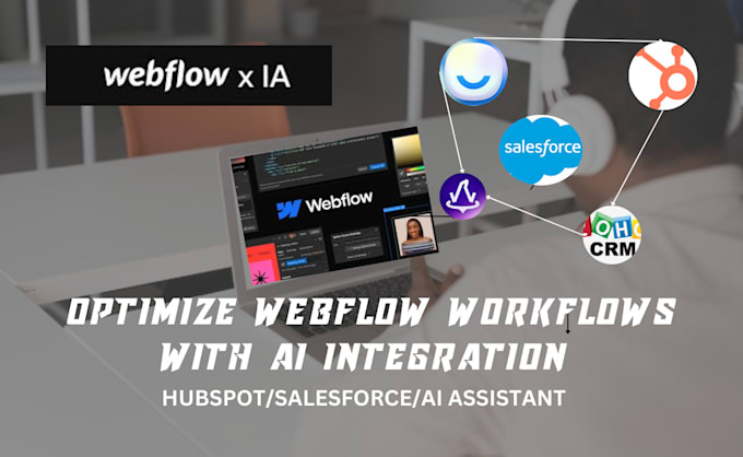 Gig Preview - Streamline webflow workflows ai assistant hubspot salesforce CRM integration