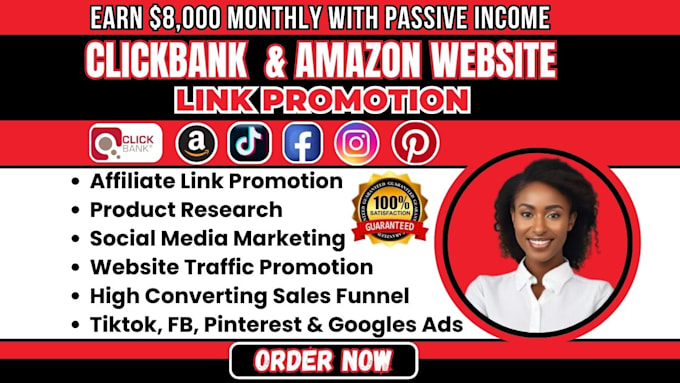 Gig Preview - Do autopilot amazon affiliate website clickbank affiliate marketing sales funnel