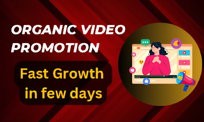 Bestseller - do organic youtube channel video promotion for channel growth and monetization