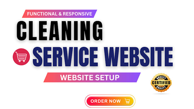 Gig Preview - Build redesign fast cleaning service wordpress website kadence theme elementor