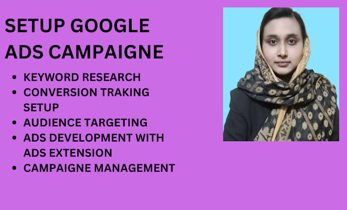 Gig Preview - Do google PPC ads  and conversion tracking setup