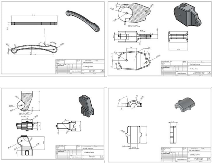 Gig Preview - Create high quality cad designs and 3d models for you