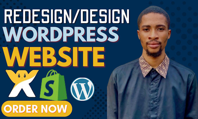 Bestseller - design wordpress website landing page update wix website revamp shopify website