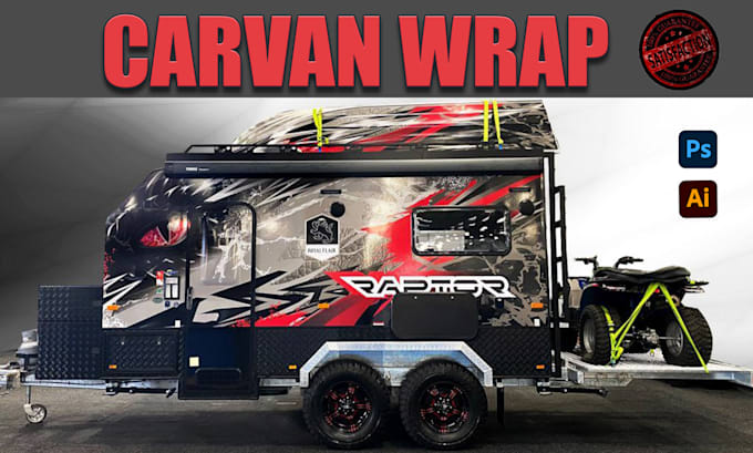 Gig Preview - Design caravan wrap, food truck, trailer or camper