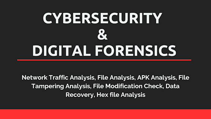 Gig Preview - Do digital forensics of your digital devices, vapt