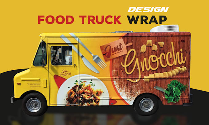 Bestseller - food truck wrap design, truck wrap