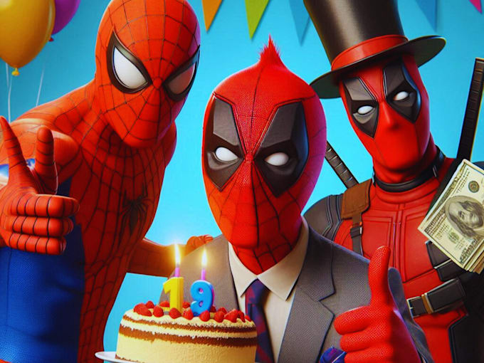 Gig Preview - Make a happy birthday video like an avengers marvel