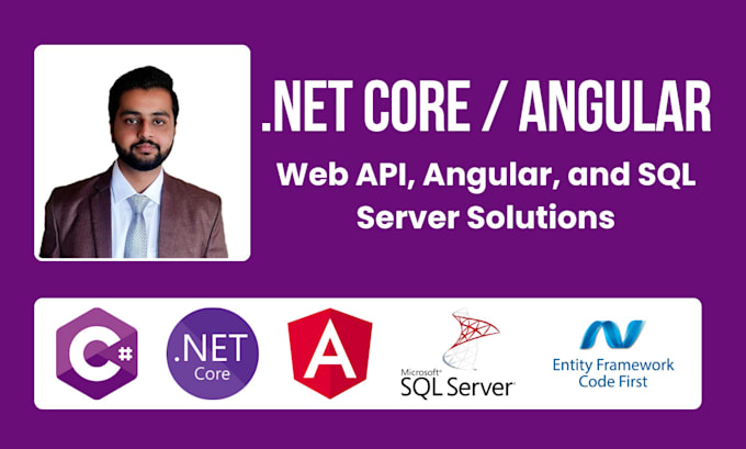 Gig Preview - Develop dotnet core, asp net core, net web api, angular web application