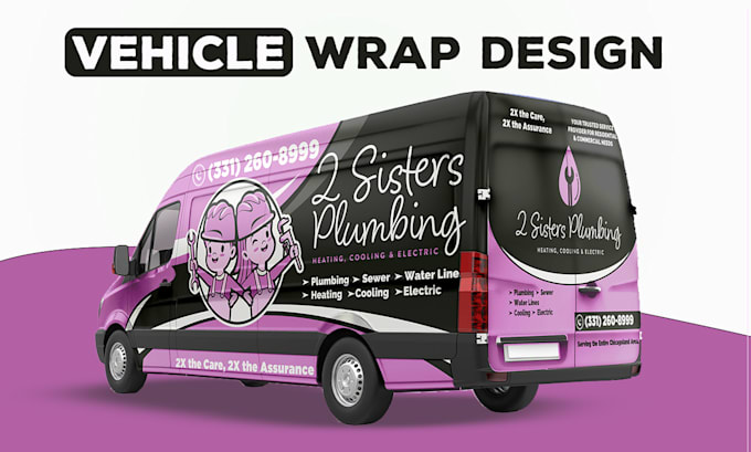 Gig Preview - Do vehicle wrap design, van wrap and truck