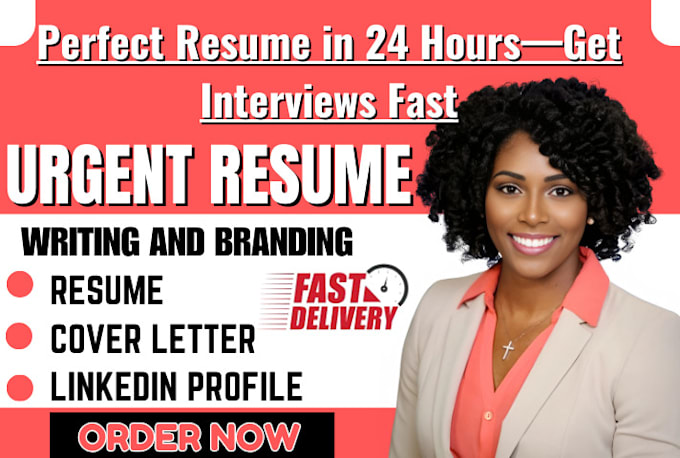 Gig Preview - Professionally write and upgrade your resume, CV, cover letter,optimize linkedin