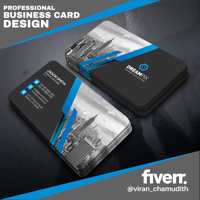 Gig Preview - Design elegant double sided business card print ready files