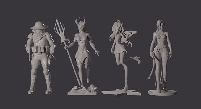 Gig Preview - Sculpt high quality 3d model for 3d printing