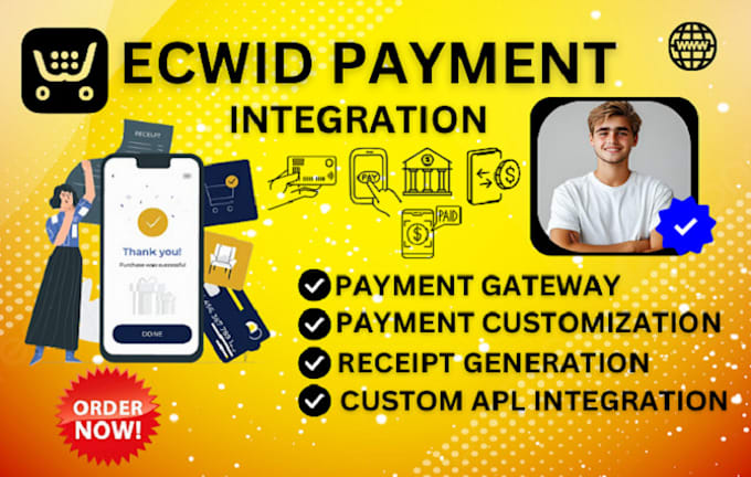 Gig Preview - Integrate any payment gateway to your ecwid store