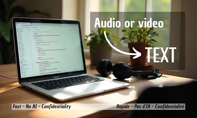 Bestseller - transcribe your audios or videos in french