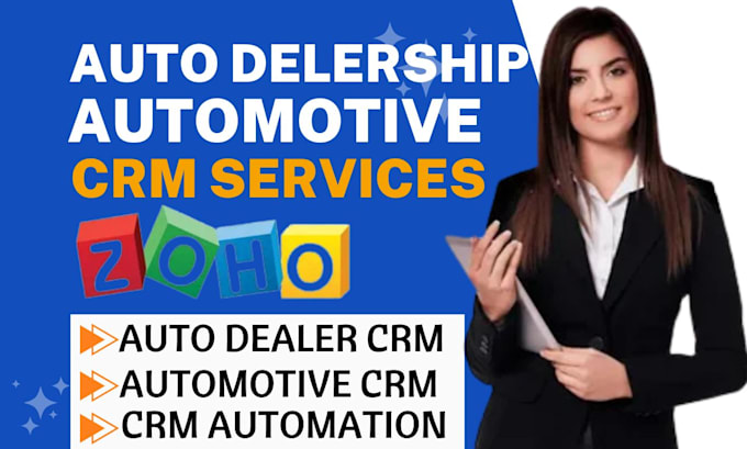 Gig Preview - Setup auto dealership dealercenter liveagent engagebay brevo sendpluse yonyx crm