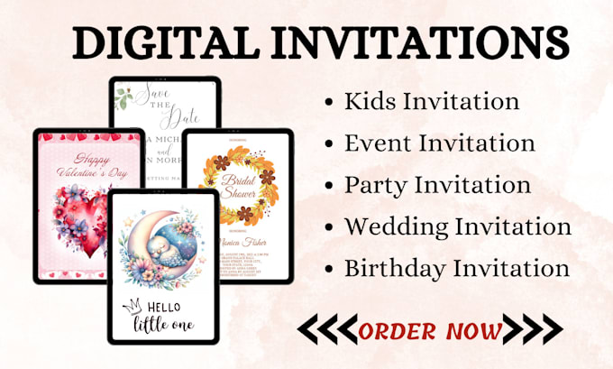 Bestseller - design invitation design, wedding invitation, invitation card digital invitation