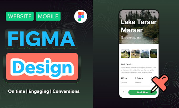 Bestseller - design a mobile app or landing in figma