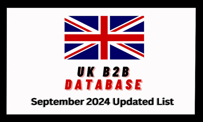 Gig Preview - Provide you 500k UK business database emails list