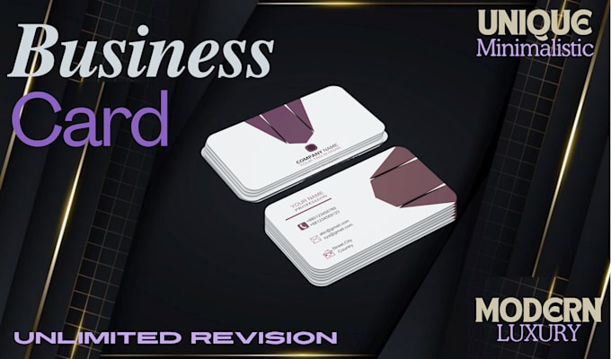 Gig Preview - Create business cards with modern, innovative and simple design