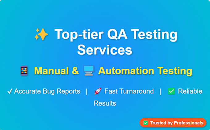 Bestseller - do manual and automation testing