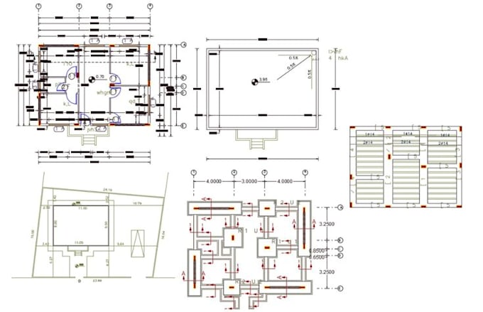 Gig Preview - Design 2d floor plan, framing plan and foundation plan