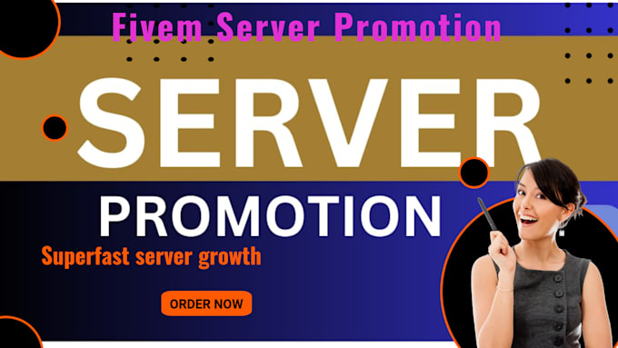 Gig Preview - Superfast minecraft server promotion fivem, discord promotion, server pr0motion