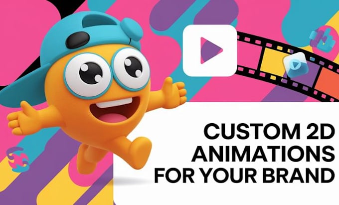 Gig Preview - 2d cartoon animation videos for your brand