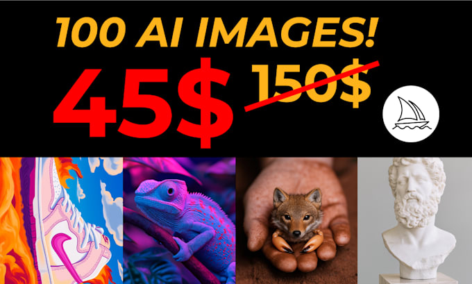 Bestseller - generate 100 custom ai images midjourney