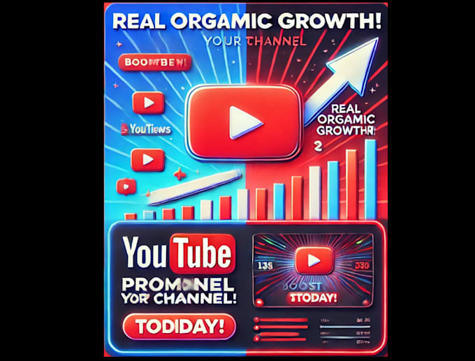 Gig Preview - Skyrocket your youtube growth with real, organic promotion