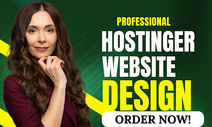 Gig Preview - Build hostinger website wordpress website design wordpress hostinger