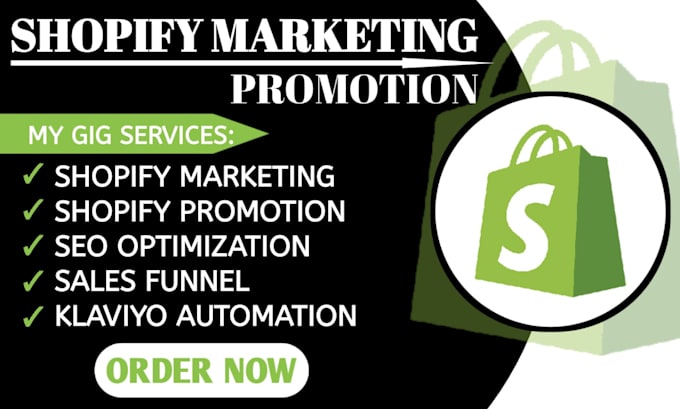 Gig Preview - Perform a result driven and productive shopify marketing to increase sales