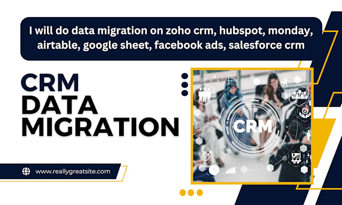 Gig Preview - Do data migration on zoho crm, hubspot, monday, airtable, google sheet, facebook