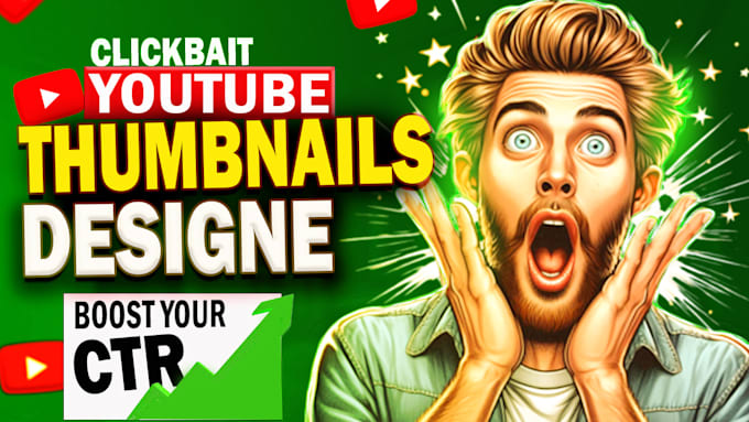 Gig Preview - Eye catchy youtube thumbnail design