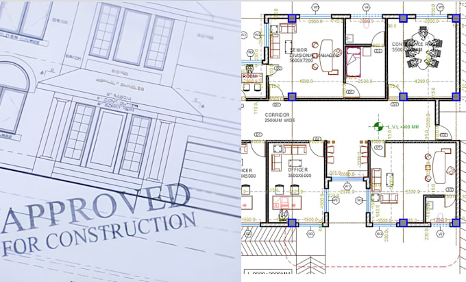 Gig Preview - Draft architectural floor site plan house plan in autocad 2d for building permit