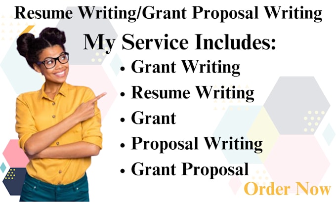 Gig Preview - Do grant writing, resume writing, grant proposal, proposal writing, grant