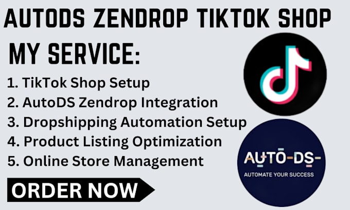 Gig Preview - Set up autods zendrop integration and tiktok product upload service