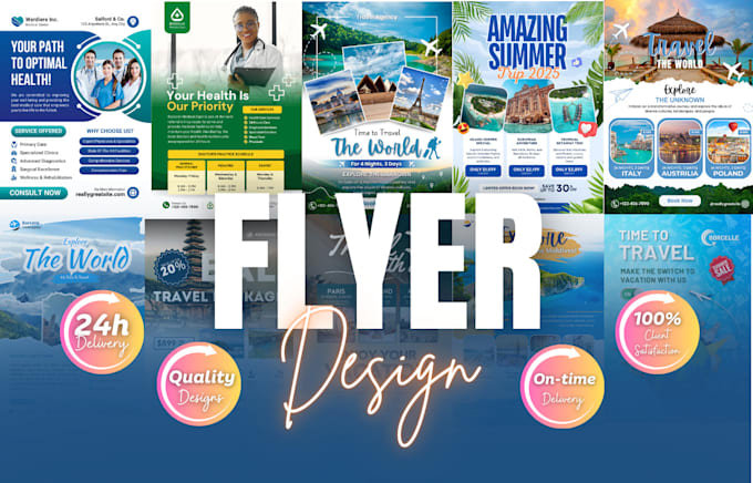 Gig Preview - Do motion flyer health flyer travel flyer corporate flyer in any format in 24hrs